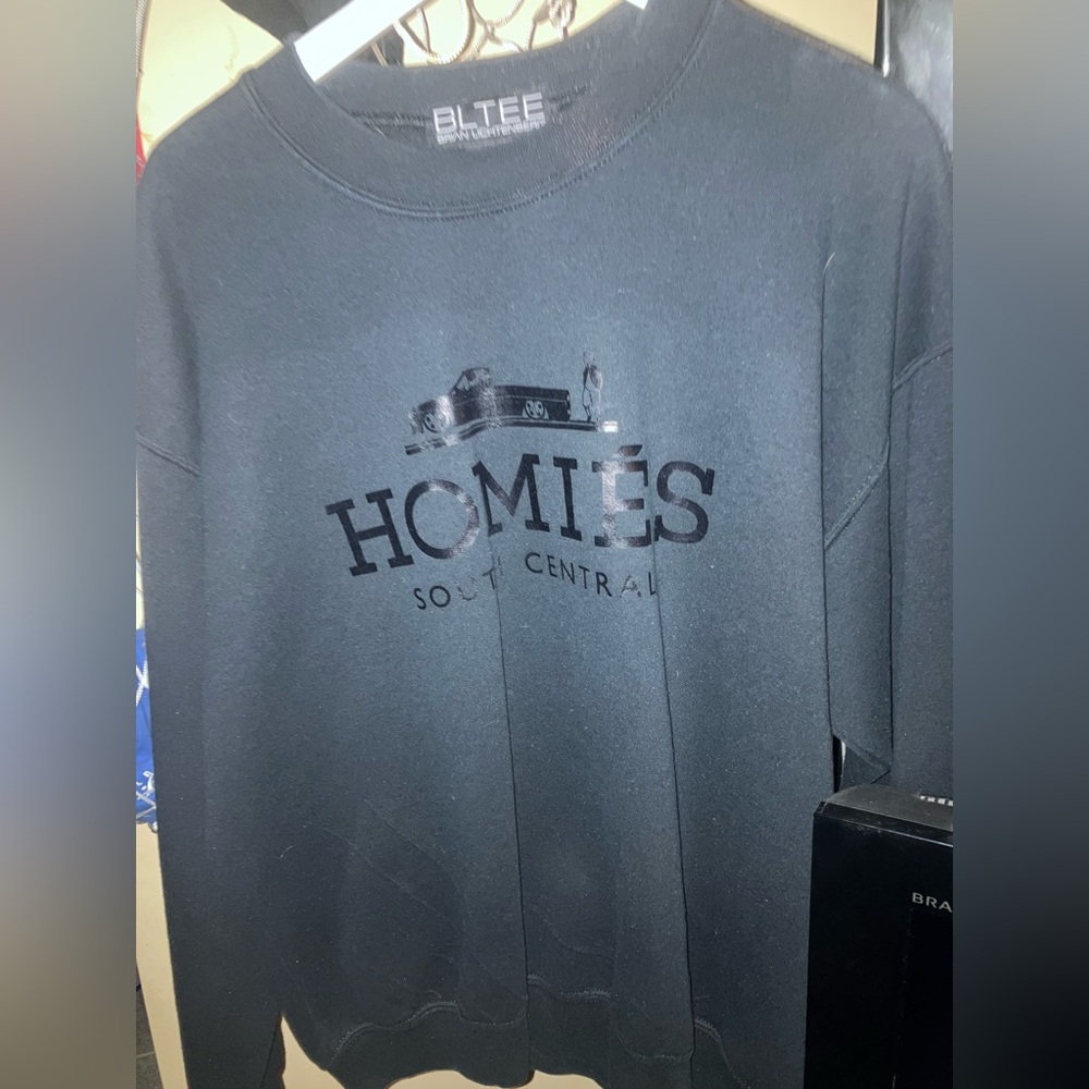 Brian Lichtenberg designer HOMIÉS hermes style Graphic SWEATSHIRT LA size large